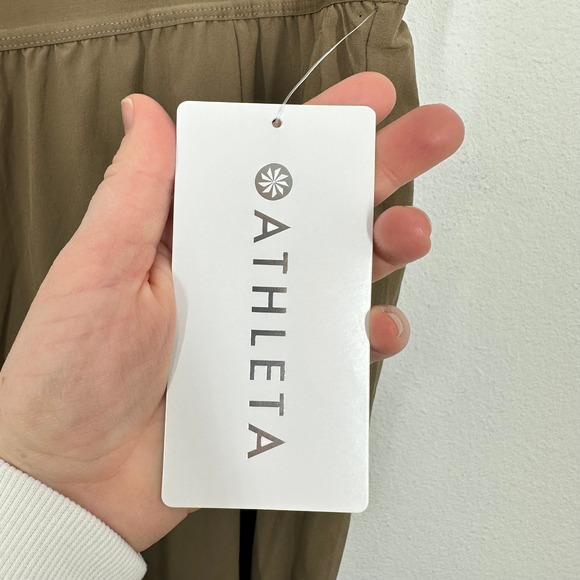 Athleta Stratosphere Wide Leg Pant Women's 2X Tan Breathable Quick Dry NWT - Picture 6 of 12